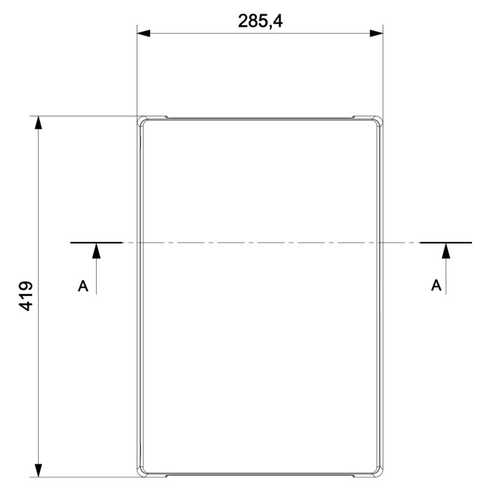 GPS24PT/RR Корпус розподільчий GOLD, 2x12 (24) модулі, навісного виконання, прозорі двері, IP40