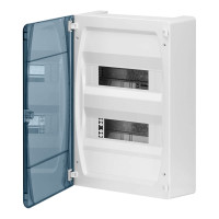 GPS24PT/RR Корпус розподільчий GOLD, 2x12 (24) модулі, навісного виконання, прозорі двері, IP40