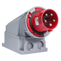 Настінна вилка IDE MUNDIAL 3P+N+E 63 А 200/346–240/415 В IP66-67