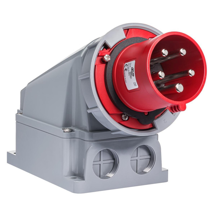 Настінна вилка IDE MUNDIAL 3P+N+E 63 А 200/346–240/415 В IP66-67 - 03673