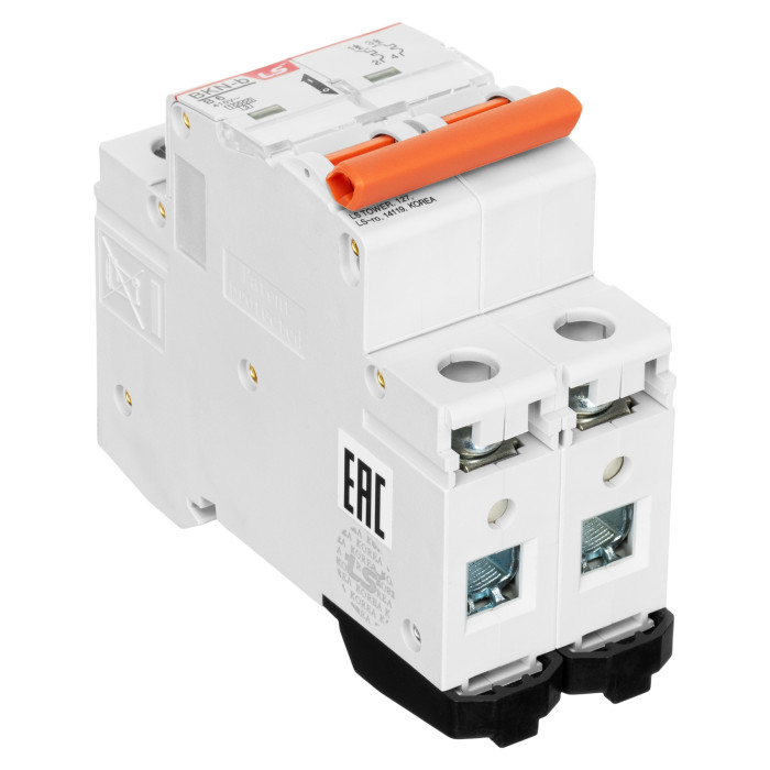 Модульний автоматичний вимикач LS ELECTRIC BKN 2P B6A 10kA