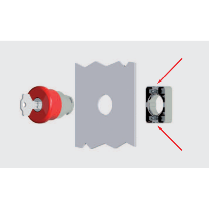 ECX 1029/Р Монтажна пластина для серії ECX 1...