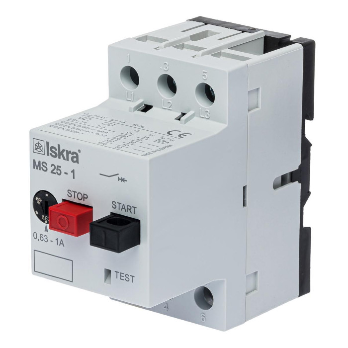 Автомат захисту двигуна 1A серії MS25