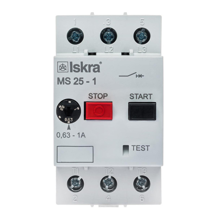 Автомат захисту двигуна 1A серії MS25