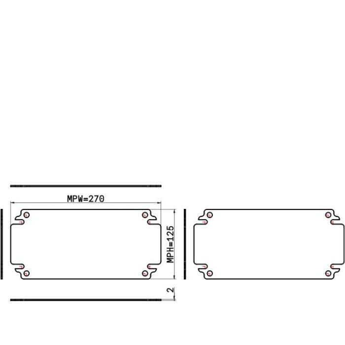 BMP1530 монтажна плата 150x300