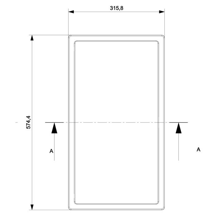 GPE36PT/PH/RR Корпус розподільчий GOLD, 3x12 (36) модулі, прозорі двері, IP40