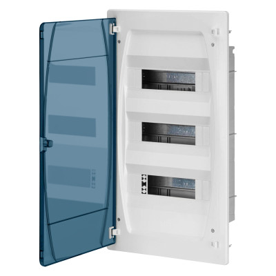 GPE36PT/PH/RR Корпус розподільчий GOLD, 3x12 (36) модулі, прозорі двері, IP40