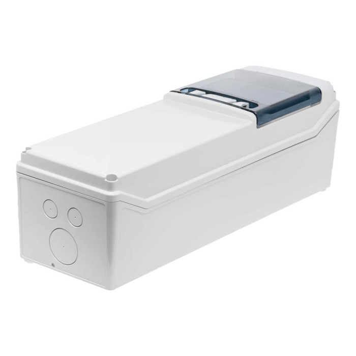 CSN6PT/RR Настінний корпус для сил. розеток STAR 1х6 MOD 436x142x137мм, IP65 з шинами N+PE