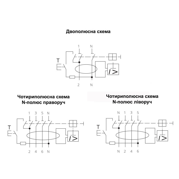 Пристрій захисного відключення ISKRA NFI2 63A 1P+N 0.03А - 030104241000