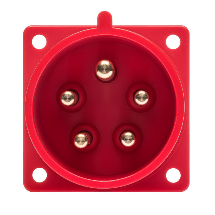 Вилка вбудована IDE MUNDIAL 3P+N+E 32A 200/346–240/415V IP44