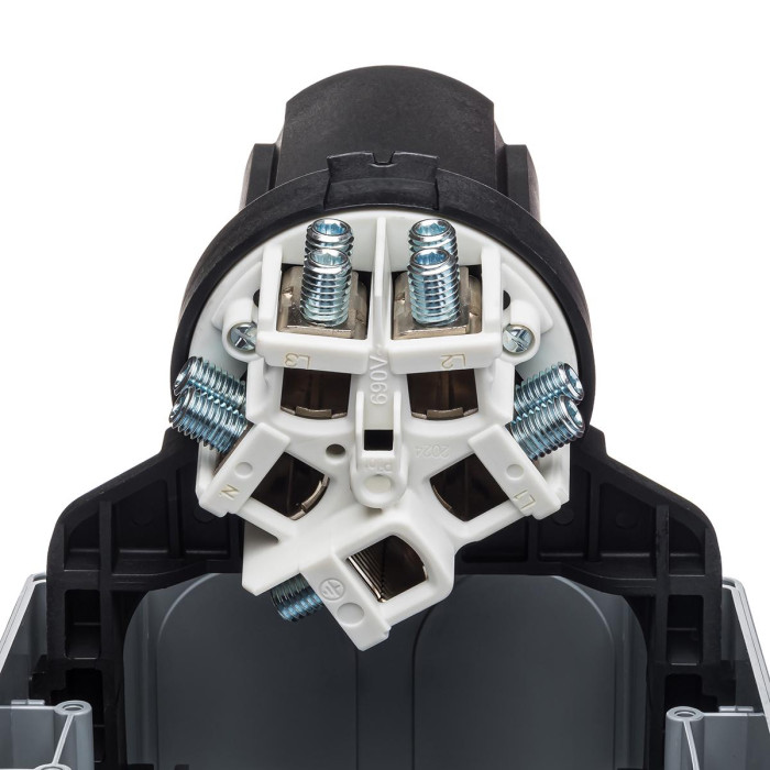 Розетка настінна IDE MUNDIAL 3P+N+E 125A 200/346–240/415V IP66-67