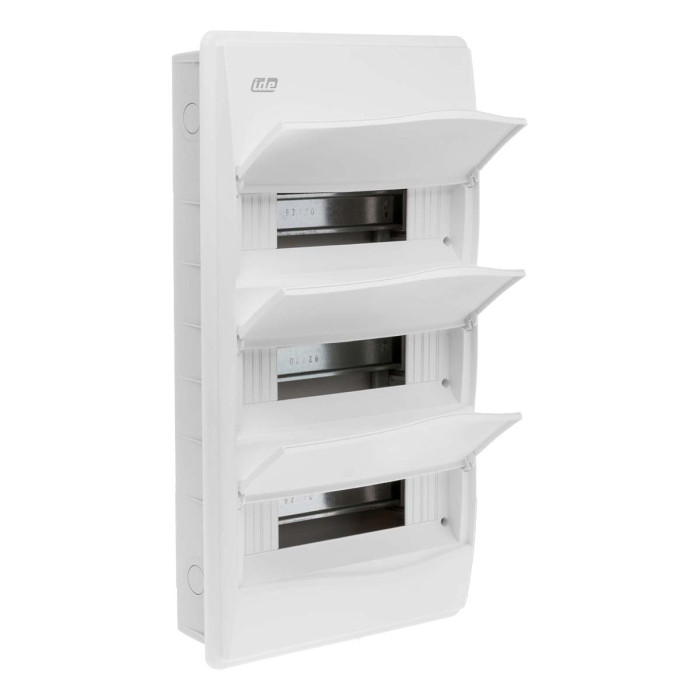 BM36PO/RR Корпус розподільчий внутр. біле вікно ORO,3x12 модуля 517x283x97, IP40, з шинами N і PE