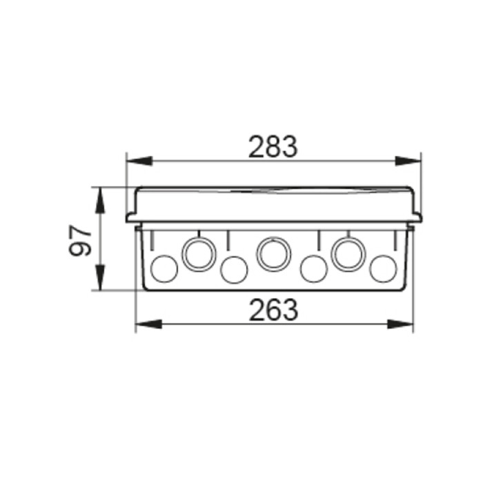 BM36PO/RR Корпус розподільчий внутр. біле вікно ORO,3x12 модуля 517x283x97, IP40, з шинами N і PE