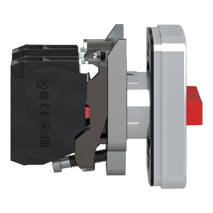 XB4BA731327 КОМПЛЕКТНА МЕТАЛ ПОДВ КНОПКА+СТОП