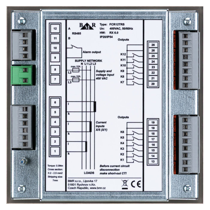 Регулятор реактивної потужності BMR FCR12T