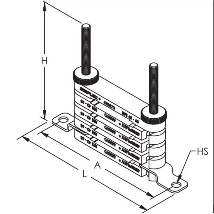 553570 Фіксатори-проставки FS 40-63