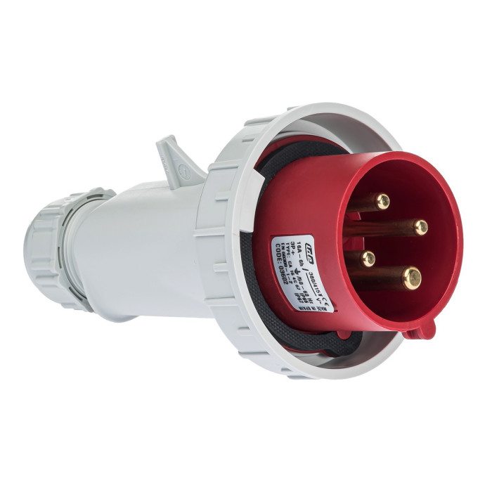 Вилка кабельна IDE MUNDIAL 3P+E 16 А 380–415 В IP66-67 - 03602