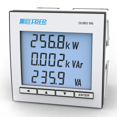 Аналізатор мережі FRER QUBO H, 100-400V 1-5A Ethernet, 80÷260V AC/DC