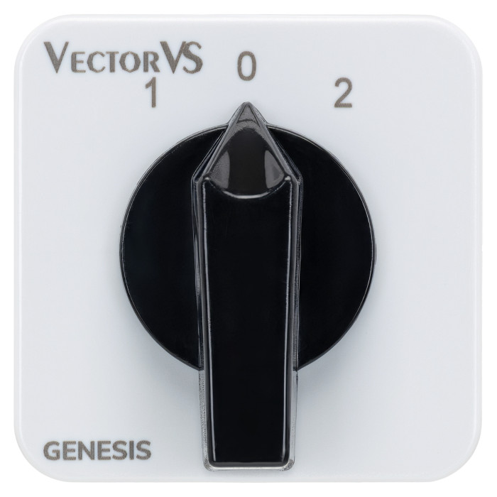 Кулачковий перемикач GC 16A 2P схема 202 (1-0-2 з поверненням в 0)