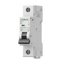 Модульний автоматичний вимикач ISKRA RI71 1P C4A 10кА