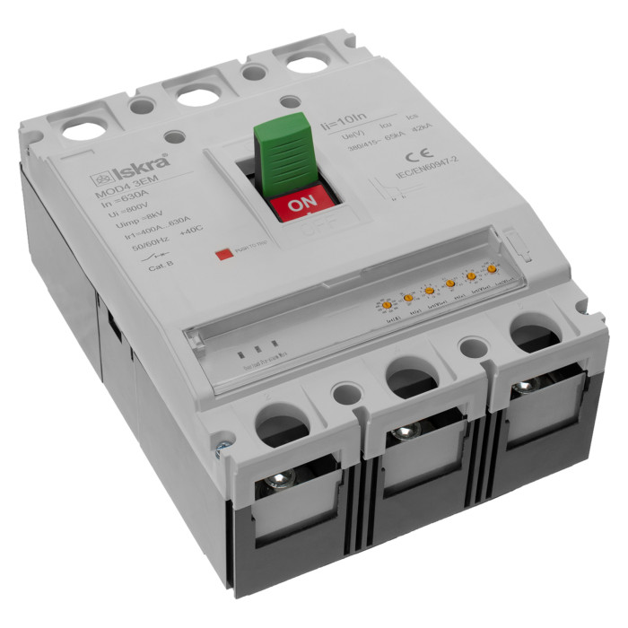 Автоматичний вимикач ISKRA MOD4 3P 630A 65 кА - 786103765000