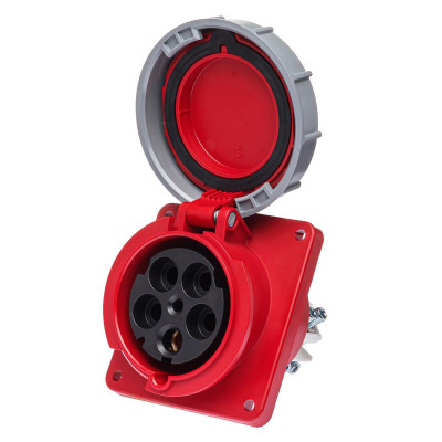 Розетка вбудована похила IDE MUNDIAL 3P+N+E 125A 200/346–240/415V IP66-67