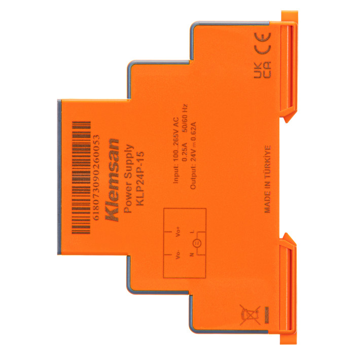 Блок живлення на DIN-рейку KLP 1Ph 24V DC 0.63A 15W