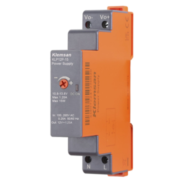 Блок живлення на DIN-рейку KLP 1Ph 24V DC 0.63A 15W