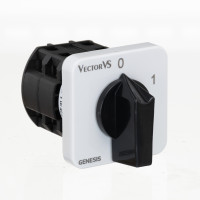 Кулачковий перемикач GC 16A 3P схема 10 (0-1)