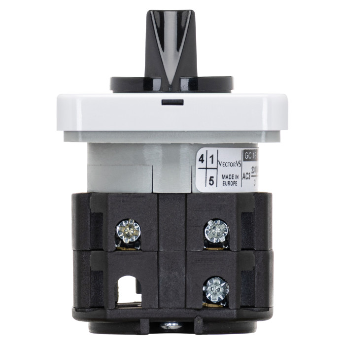 Кулачковий перемикач GC 16A 3P схема 10 (0-1)