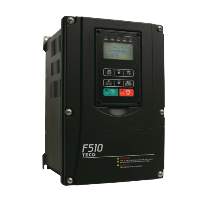 Перетворювач частоти TECO F510 132/160 кВт 3x400 V функція STO, NORMAL DUTY - F510-4215-E3