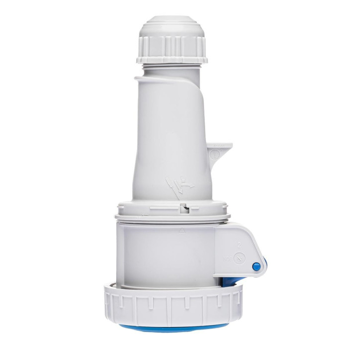 Розетка кабельна IDE MUNDIAL 2P+E 16 А 200–250 В IP66-67 - 02701