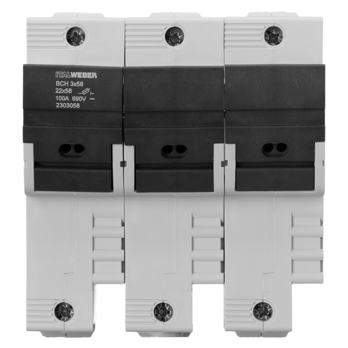 2303058 Тримач запобіжників 3P BCH 22x58 100A 690 V АC