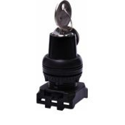 ECX 3410 Перемикач пластик. з ключем, 2 позиційний (ключ виймається в лівому поло́женні)