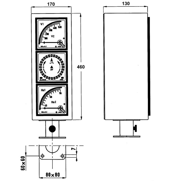 Набір для синхронізації FRER F14GNC 90˚ 45-65Hz 100 В - F14GNC100VC5