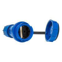 Розетка кабельна IDE SCHUKO 2P+E 16 А 250 В IP66-68