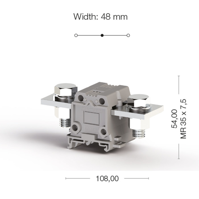 Клема Klemsan AVK B Прохідна 150 мм - 0.0.0.3.04310