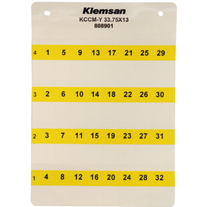 Маркування на провід KCCM-Y Klemsan 67.5x25 (10-50 мм²) - 0.0.0.8.08902