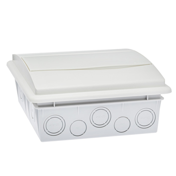 BM8PO/RR Корпус розподільчий внутр. біле вікно ORO,1x8 модуля 248x210x97, IP40, з шинами N і PE