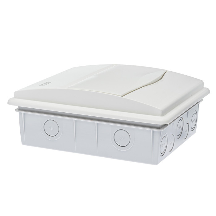 BM8PO/RR Корпус розподільчий внутр. біле вікно ORO,1x8 модуля 248x210x97, IP40, з шинами N і PE