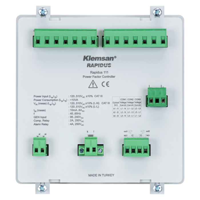 Контролер реактивної потужності Klemsan RAPIDUS 111