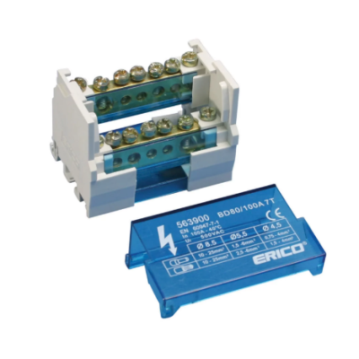 563900* Двополюсна колодка BD 80/100A 6 виходів