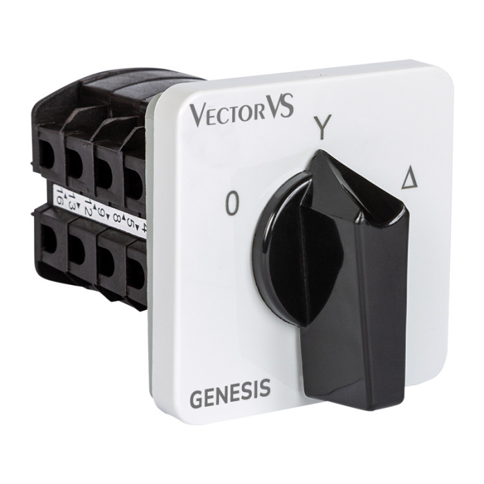 Кулачковий перемикач GC 16A схема 12 (0-Y-Δ)