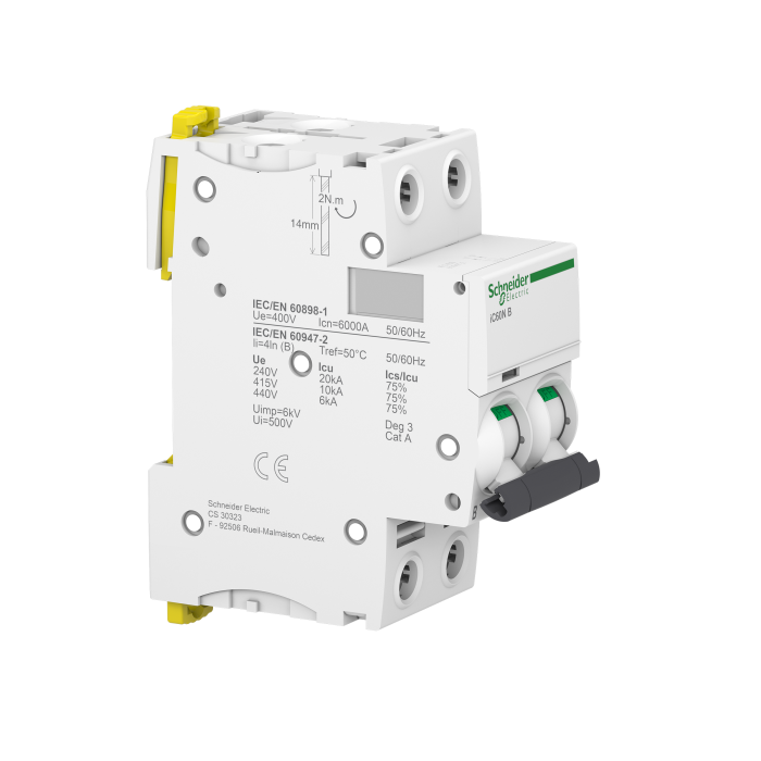 A9F78210 АВТ. ВИМИКАЧ iC60N 2P 10A B