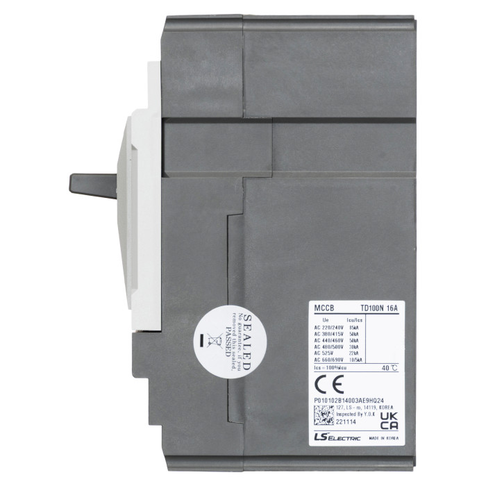 Автоматичний вимикач LS ELECTRIC TD100N 3P 16A 50 кА - 102008800