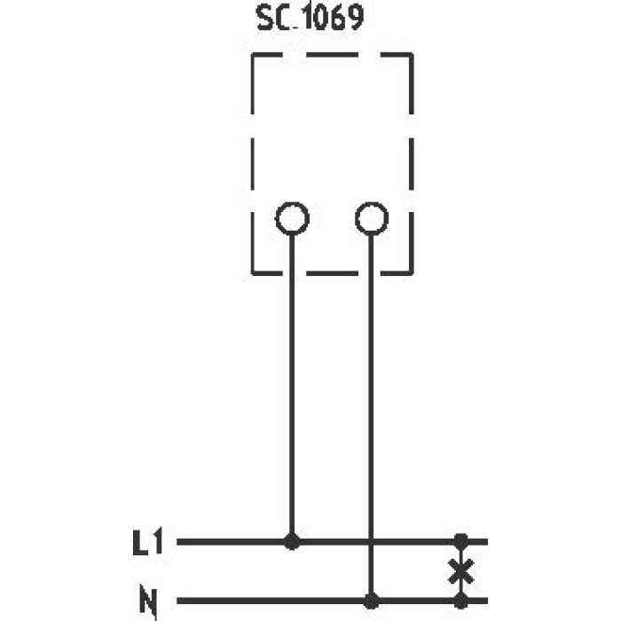 Вольтметр прямий FRER F96EV 90˚ 125В - F96EVX125