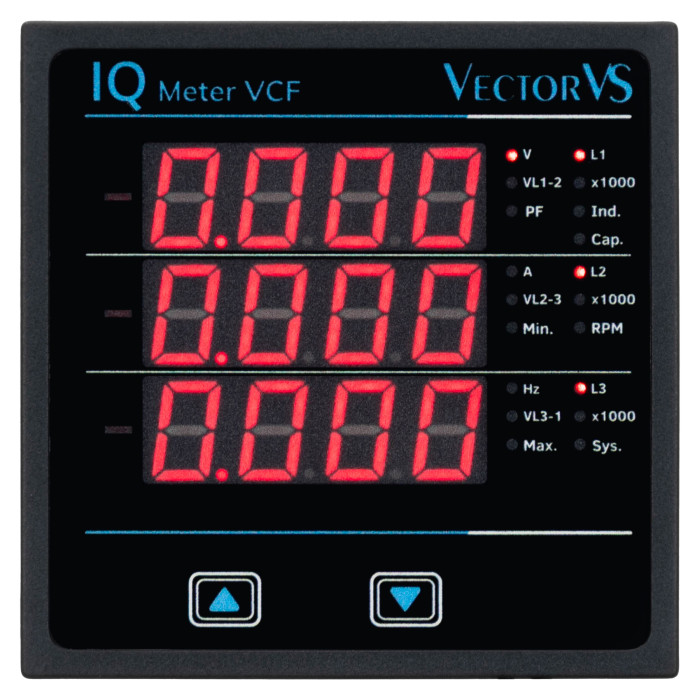 Мультиметр щитовий Vector VS IQ Meter VCF