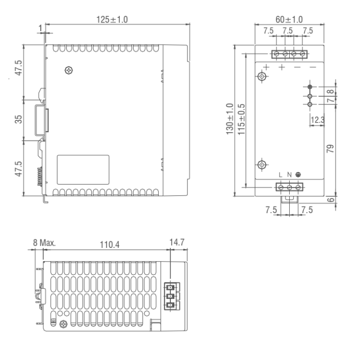 Блок живлення IMO BPS-1 480 Вт 24В DC 20 А - BPS-1-480-24DC