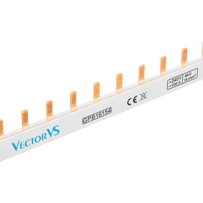 Гребінчаста шина Vector VS GENESIS 16мм² 1P штирьова 54 мод.