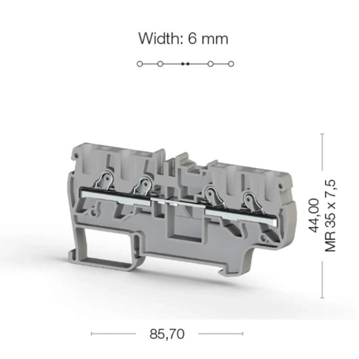Клема Klemsan PYK Багатовивідна 4 мм - 0.0.0.3.07669
